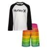 Hurley Boys Swim Suit 2-Piece Outfit Set, Multi, 2T view 1