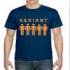 ALLNTRENDS Variant Graphic Men's T Shirt (XL, Navy Blue) view 1