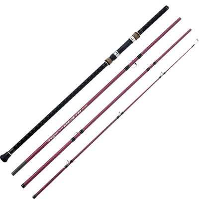 Berrypro Surf Spinning & Casting Fishing Rod Carbon Fiber Travel Fishing Rod (9 Feet /10 Feet /12 Feet) (15'-Spinning 4-Piece)