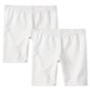 The Children's Place Girls' 2 Pack Mix and Match Bike Shorts, White, XXXLarge (18Plus) view 1