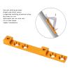 Buachois Bike Bottle Cage Mounting Base, 107 x 12 x 8mm 4 Hole Bicycle Position Cage Mounts, Hole Position Adjustment Adapter for Road Mountain Bike Frame(Gold) view 3