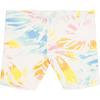 Nautica Girls' Active Bike Shorts, Soft & Stretchy Spandex with Flat Waistband & Logo Design, White Sunburst, 12-14 view 2