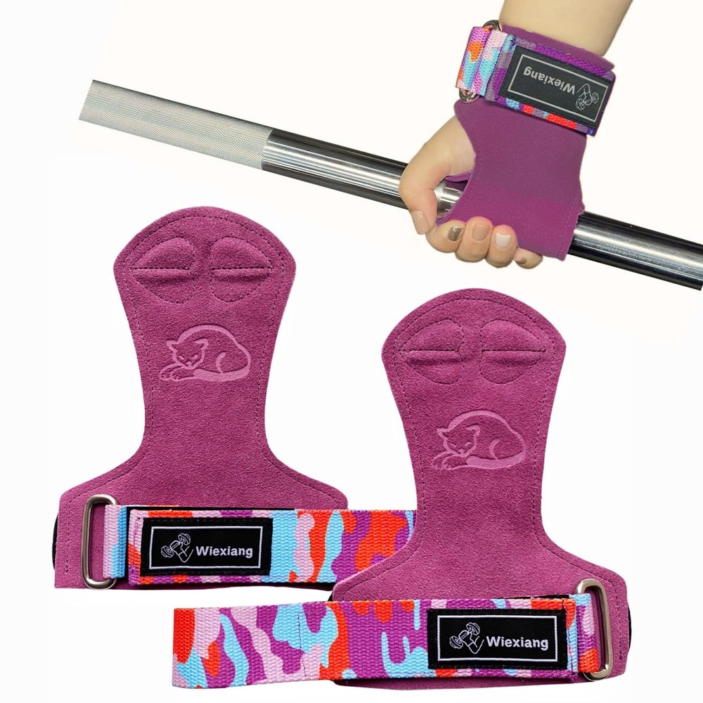 Adjustable Neoprene Padded Wrist straps for Weightlifting,Weight Lifting Straps Gym weight lifting wrist wrapsGym Accessories for women for Men/Women(Pair)