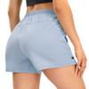 AFITNE Women's Hiking Shorts Quick Dry Lightweight Golf Active Water Shorts with Pockets for Work Outdoor Camping Fishing Light Blue M view 2