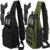 ATBP Small Tactical Holster Sling Backpack Accessories Shoulder Pouch Water Bottle & Radio Holder Crossbody Bag for Men view 1