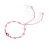 Caiyao Evil Eye Bracelet Handmade Adjustable Red Black String Knot Lucky Kabbalah Protection Bracelet-Pink view 1
