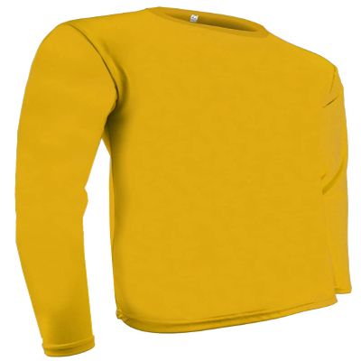 Epic Adult Cooling Performance Long Sleeve Crew T-Shirts (18- Colors Available) Yellow S