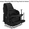 ATBP Small Tactical Holster Sling Backpack Accessories Shoulder Pouch Water Bottle & Radio Holder Crossbody Bag for Men view 4