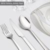 E-far 10-Piece Silverware Set, Stainless Steel Flatware Set for 2 view 3