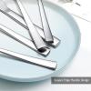 E-far 10-Piece Silverware Set, Stainless Steel Flatware Set for 2 view 4
