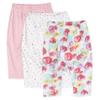 HonestBaby Baby Infant Organic Cotton Cuff-Less Harem Pants Multi-Pack, 18 Months view 1