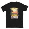Ron Desantis Escape to Florida Vinatge Funny T-Shirt - Libs Lockdown Libs Black view 1