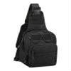 BOMTURN Tactical Backpack Shoulder Bag - 1000D Waterproof Military Backpack // Laser Cut Molle System // CCW Bags Outdoor Sling Bag for Every Day Carry Black view 1