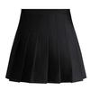 Danzcue Womens High Waisted Pleated Skirt, Tennis Skater Skirt, A-line School Uniform Mini Skirt with Shorts, Black, SA view 1