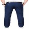 ESSYSHE Mens Slim Fit Chino Pants Stretch Casual Khaki Pants for Men 011Navy C32X32 view 2