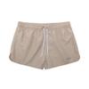 Mens Swimming Trunks No Mesh Liner Quick Dry Running Workout Shorts Pockets Casual Summer Solid Beach Shorts Swimwear Khaki view 4