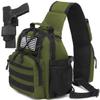 ATBP Small Tactical Holster Sling Backpack Accessories Shoulder Pouch Water Bottle & Radio Holder Crossbody Bag for Men view 1