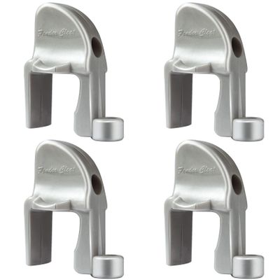 BALAVA Boat Fender Clips Adjustable Pontoon Boat Square Rail Fender Hanger/Cleat/Hanger for Bumper,Pontoon Boat Bumpers Clips,Pontoon Rail Clips,Boat Fender Clips Rail (Pack of 4)