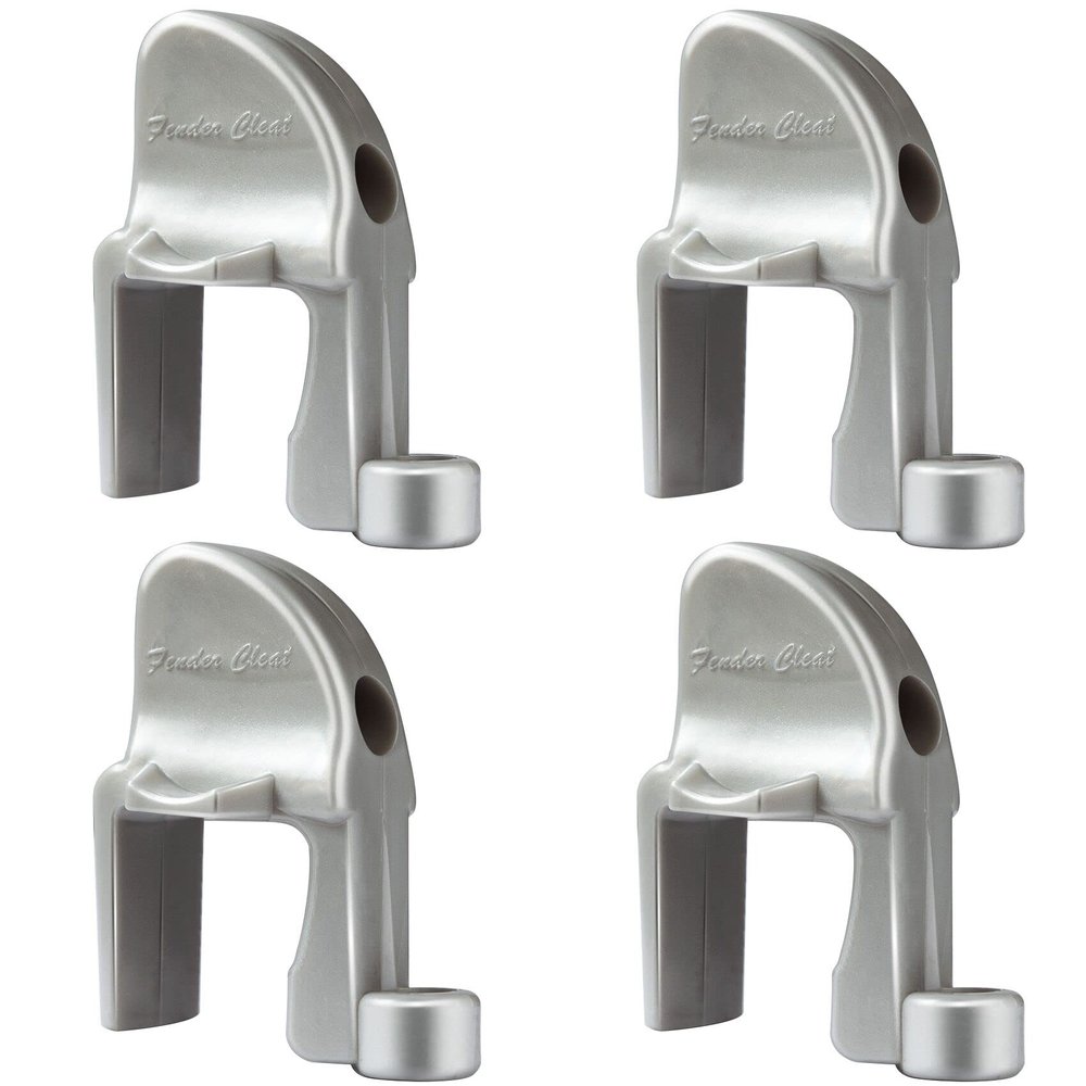 BALAVA Boat Fender Clips Adjustable Pontoon Boat Square Rail Fender Hanger/Cleat/Hanger for Bumper,Pontoon Boat Bumpers Clips,Pontoon Rail Clips,Boat Fender Clips Rail (Pack of 4)
