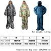 MDSD Hiking and Outdoors - Adult Camping Wearable Sleeping Bag Jacket with Feet and Sleeves, Warm Waterproof Windproof Sleeping Suit for Camping, Compression Sack Include view 4