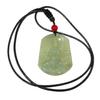 1.9" China Nature Certified Grade A Jadeite Jade Blessing Manjusri Hand Carved Necklace Pendant 2107 view 1