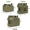 DESERT & FOX Water Container with Spigot 2.6/4.8/6.6Gal PE Water Storage Carrier Portable Green Bucket for Camping Hiking Picnic BBQ(Green 4.8Gal) view 3