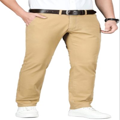 ESSYSHE Mens Slim Fit Chino Pants Stretch Casual Khaki Pants for Men 011Khaki C38X32