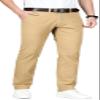 ESSYSHE Mens Slim Fit Chino Pants Stretch Casual Khaki Pants for Men 011Khaki C38X32 view 1