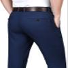 ESSYSHE Mens Slim Fit Chino Pants Stretch Casual Khaki Pants for Men 011Navy C30X32 view 4