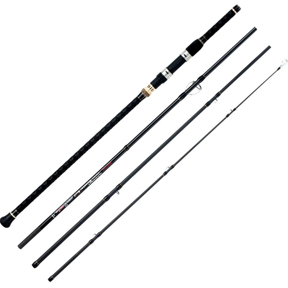 BERRYPRO Surf Spinning Fishing Rod Graphite Spinning Rod(9'/10'/12') (15'-Spinning - 4pc)