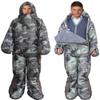 MDSD Compression Sack Include - Adult Camping Wearable Sleeping Bag Jacket with Feet and Sleeves, Warm Waterproof Windproof Sleeping Suit for Camping, Hiking and Outdoors view 2