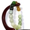 0.5" China Nature Certified Nature Hetian Nephrite Jade Treasure Bucket Beads Hand Made Bangle Bracelet 1317 view 4
