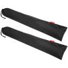 Tomotato 2Pcs Tent Pole Bag, 31.5in Trekking Poles Carrying Bag Tent Stakes Bag Black Portable Canopy Pole Storage Bag Camping Accessory for Camping Hiking Tent view 1
