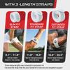 Sleeve Stars Tennis Elbow Brace for Men & Women, Elbow Brace for Tendonitis, Tennis Elbow Strap, Golfers Elbow Brace, Elbow Support Wrap for Tennis Elbow Relief, Fits 9"-23" (Single/Mint Green) view 4