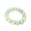 0.5" China Certified Nature Hisui Jadeite Jade Grade A Light Green Beads Bangle Bracelet view 3