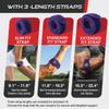 Sleeve Stars Tennis Elbow Brace for Men & Women, Elbow Brace for Tendonitis, Tennis Elbow Strap, Golfers Elbow Brace, Elbow Support Wrap for Tennis Elbow Relief, Fits 9"-23" (Single/Dark Purple) view 4