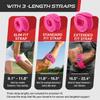 Sleeve Stars Tennis Elbow Brace for Men & Women, Elbow Brace for Tendonitis, Tennis Elbow Strap, Golfers Elbow Brace, Elbow Support Wrap for Tennis Elbow Relief, Fits 9"-23" (Single/Hot Pink) view 4