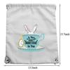 BDPWSS Movie Inspired Drawstring Backpacks A Very Merry Unbirthday To You Book Themed Gift Daughter Birthday Gift (Unbirthday to you Sbp) view 2