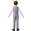 Toddler Suit Set for Boys 5T Kids Tuxedo Suits Wedding Outfit Boy Formal Wear Dress Suit Set with Shirt Light Grey view 3