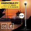 EVERBEAM P800 Adjustable Stainless Steel Anchor Light for Fishing Boats and Marine Vessels - Gives 360 Degree Visibility for 3 Nautical Miles - Weatherproof Fold Down 36pc LED inc. Fittings and Manual view 2