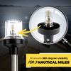 EVERBEAM P800 Adjustable Stainless Steel Anchor Light for Fishing Boats and Marine Vessels - Gives 360 Degree Visibility for 3 Nautical Miles - Weatherproof Fold Down 36pc LED inc. Fittings and Manual view 3