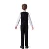 Boy Suit Toddler Boys Suit Vest and Pants Set Wedding Outfit Stripe Tuxedo Kids Formal Dress Suit Sets Size 3 view 3