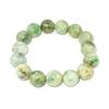 0.5" China Certified Nature Hisui Jadeite Jade Grade A Flower Beads Bangle Bracelet 4084 view 4