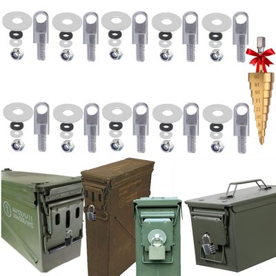Ammo can Lock kit Metal Ammo Box Locking Hardware case Lock for 50 Cal, Fat 50, 30 Cal, 20 mm, 40 mm