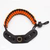 Bow Wrist Sling, 550 Paracord Strap Comfortable on Hand, Fit Compound Bow & Recurve (Orange-Black) view 2