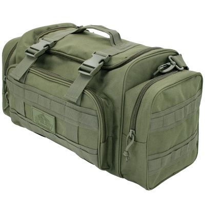 APRILBAY Duffel Bag  Heavy Duty Tactical Gym Bag for Men, Splashwater-Proof Weekender Travel Bag for Basketball, Football, Soccer, Hiking, and Hunting (Dark Green)
