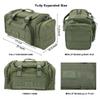 APRILBAY Duffel Bag  Heavy Duty Tactical Gym Bag for Men, Splashwater-Proof Weekender Travel Bag for Basketball, Football, Soccer, Hiking, and Hunting (Dark Green) view 3