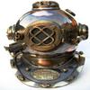 Tecmetooze Decorative Brass Mark V Scuba Marine Helmet, 18 Inch - Antique Finish, For Home & Office Decorative, Collectibles view 3