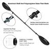 Kayak Paddle 4 Pieces Aluminum Shaft and PP Blade Floating 86.6in/220cm, 90.5inch/230cm Lightweight Oars view 2