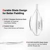 Kayak Paddle 4 Pieces Aluminum Shaft and PP Blade Floating 86.6in/220cm, 90.5inch/230cm Lightweight Oars view 4